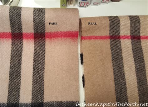 how to tell real vs fake burberry scarf